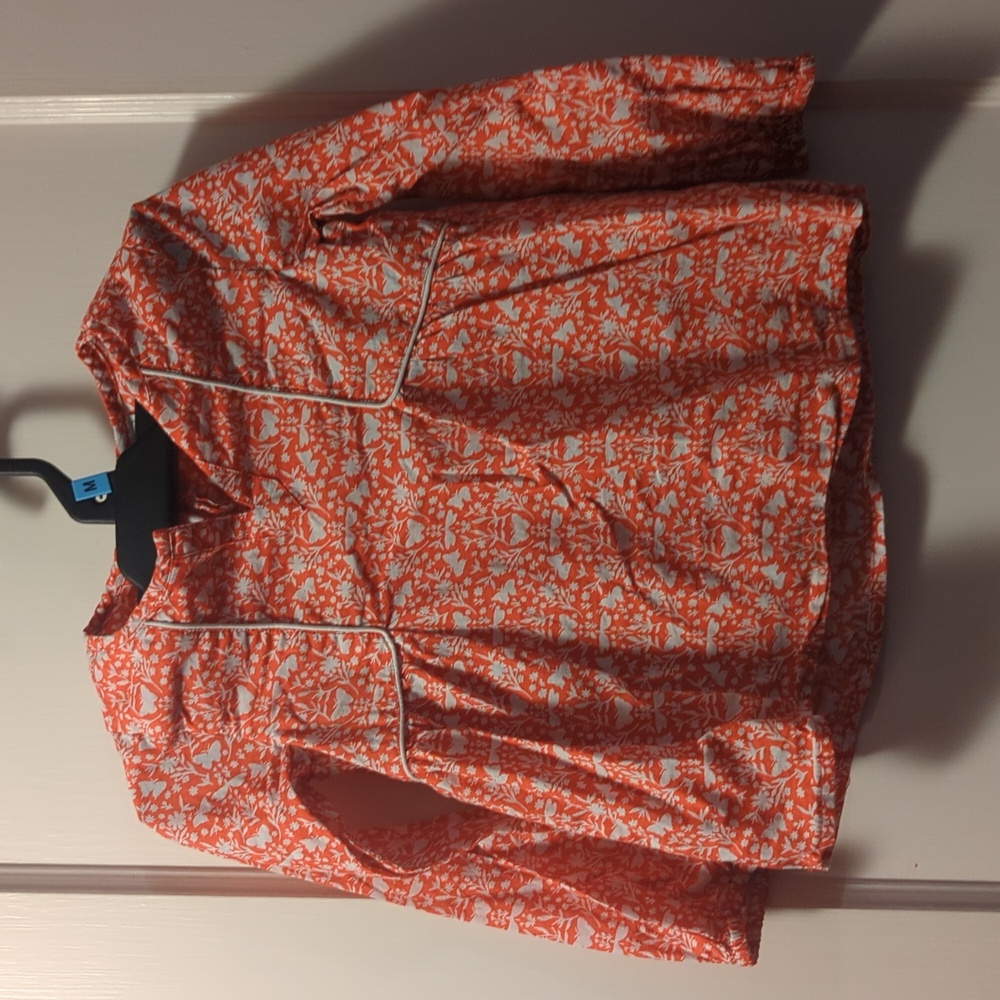 Gap Shirt Orange And White Butterfly 4T